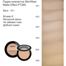 Пудра компактна TopFace Skin Wear Matte Effect