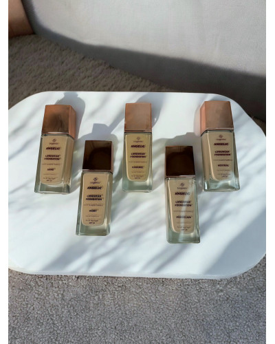 Стійка тональна основа для обличчя Bogenia Angelic Longwear Foundation BG605 30 мл