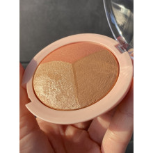 Палетка для скульптурування обличчя 3 в 1 Golden Rose Nude Look Baked Trio Face Powder