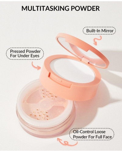 Подвійна пудра Sheglam Insta-Ready INSTA-READY FACE & UNDER EYE SETTING POWDER DUO