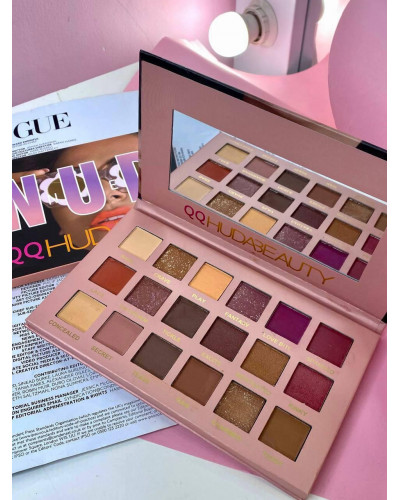 Палітра тіней NUDE QQ HUDABEAUTY