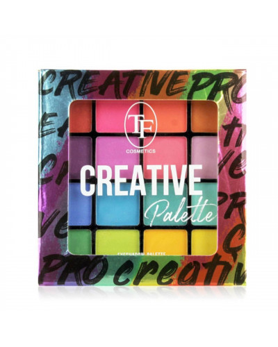 Палетка різнокольорових тіней Creative Palette Triumph Cosmetics №01