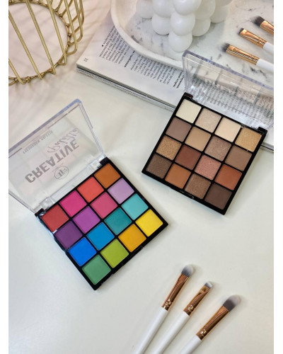Палетка різнокольорових тіней Creative Palette Triumph Cosmetics №01