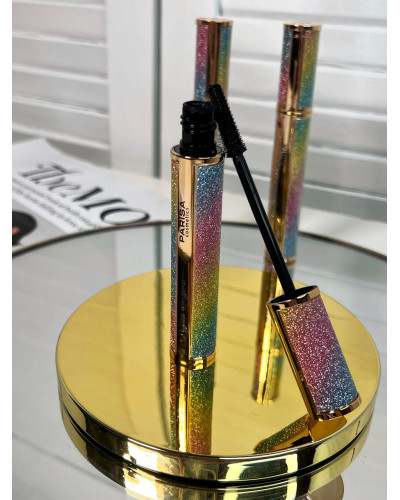 Туш для вій чорна об'ємна Parisa Cosmetics Mascara Glam&Glow