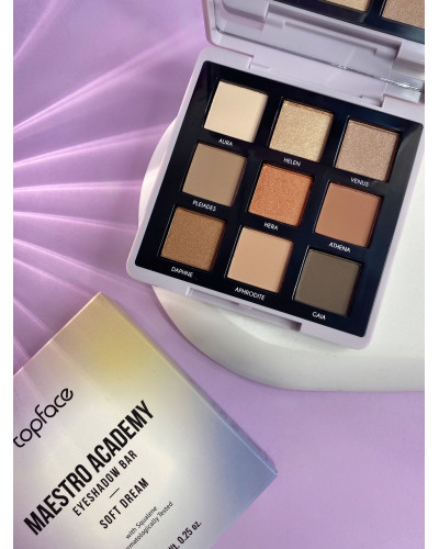 Палітра тіней Maestro Academy Eyeshadow Bar Topface