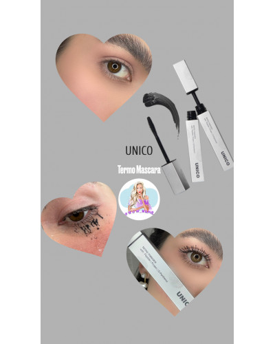 Термотуш-сироватка чорна для вій Unico Termo Mascara With Peptides