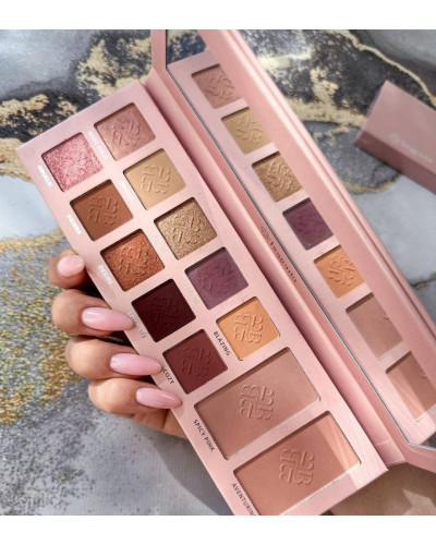 Палетка тіней для повік з рум'янами Angelic (12 color) Bogenia