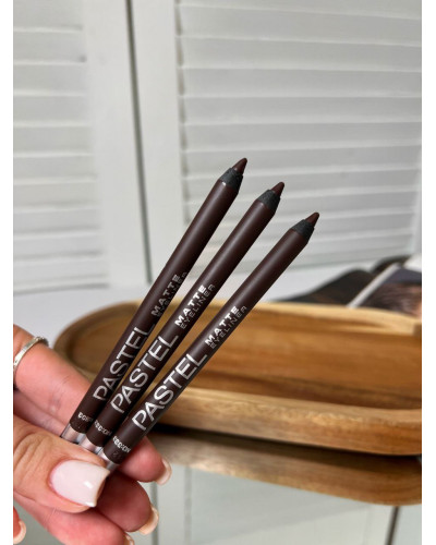 Водостійкий коричневий олівець для очей Pastel Matte Eyeliner Тон 333