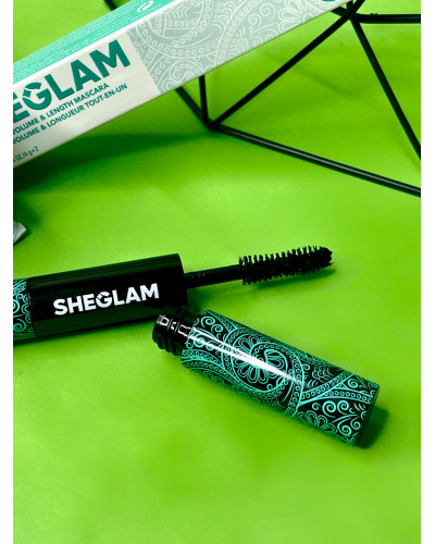 Водостійка туш для довжини та об’єму вій Sheglam All-in-One Volume & Length Mascara