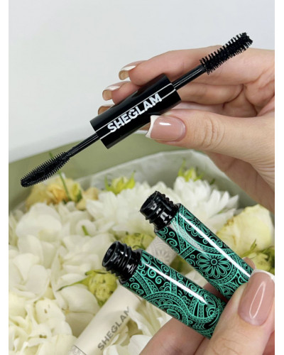 Водостійка туш для довжини та об’єму вій Sheglam All-in-One Volume & Length Mascara