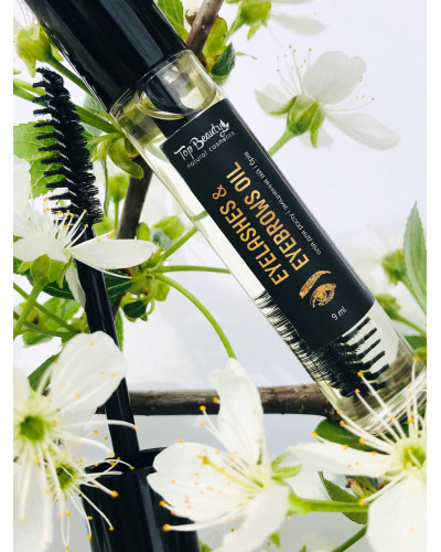 Олія Top Beauty для росту і зміцнення вій та брів з щіточкою 9 мл