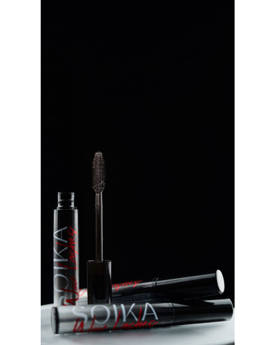 Чорна туш для вій з ефектом накладних вій Soika Wow Lashes