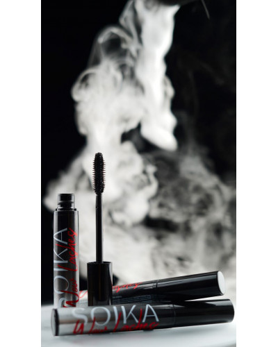 Чорна туш для вій з ефектом накладних вій Soika Wow Lashes