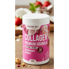 Колагенова гранола Полуниця-Кокос Gregory Mill Strawberry Coconut Collagen Premium Granola