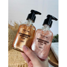 Мерехтлива олія для тіла Top beauty Shimmering Body Oil Рожевий