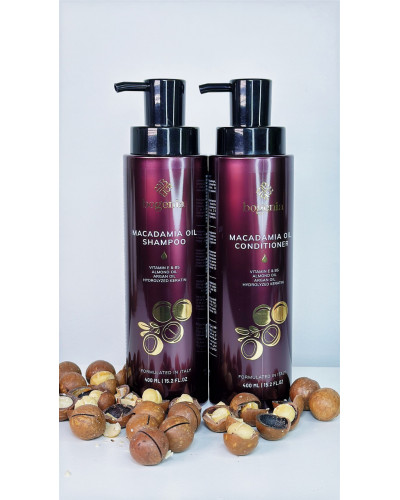 Доглядовий набір з олією макадамії: шампунь та кондиціонер Macadamia Oil Shampoo & Conditioner від Bogenia
