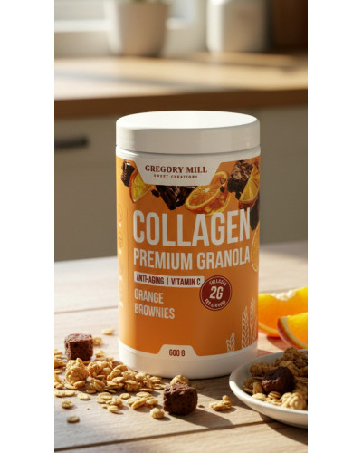 Колагенова гранола Апельсинове Брауні Gregory Mill Orange Brownies Collagen Premium Granola
