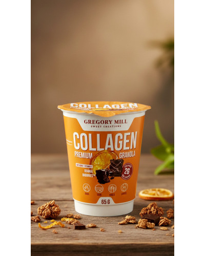 Колагенова гранола Апельсинове Брауні Gregory Mill Orange Brownies Collagen Premium Granola