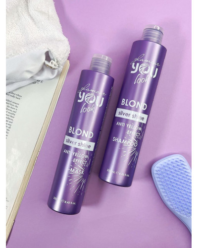 Набір для блондинок: шампунь та маска YOU LOOK Professional Silver Shine Shampoo