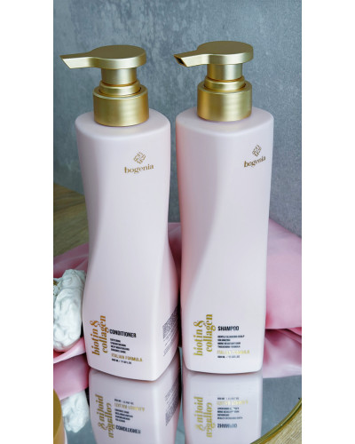 Набір для волосся BOGENIA Biotin & Collagen: шампунь, кондиціонер, маска