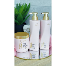 Набір для волосся BOGENIA Biotin & Collagen: шампунь, кондиціонер, маска