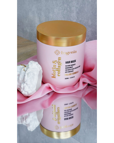 Набір для волосся BOGENIA Biotin & Collagen: шампунь, кондиціонер, маска