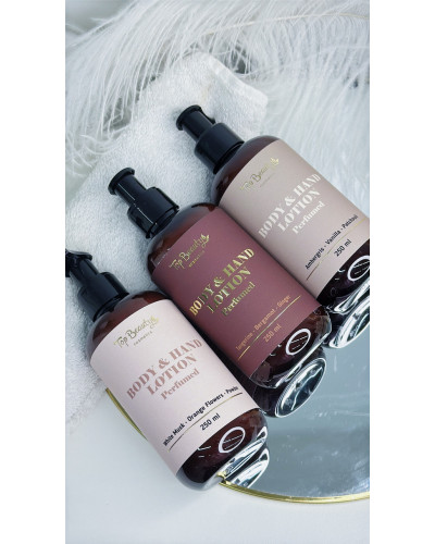 Парфумований лосьйон для рук і тіла Top beauty Body&Hand lotion perfumed 250 мл Білий мускус-квіти апельсина-пудра