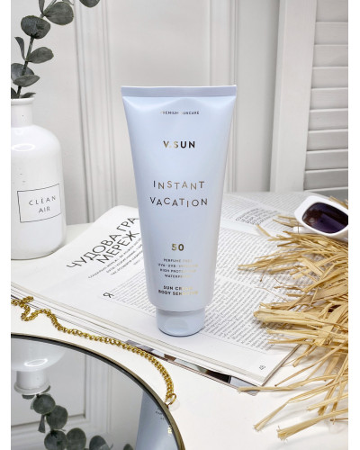 Водостійкий сонцезахисний крем для тіла V.SUN з SPF 50