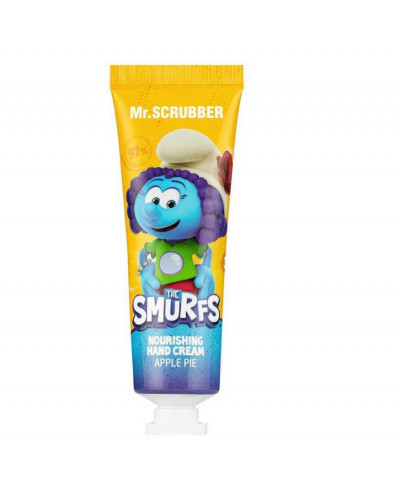 Парфумований живильний крем для рук The Smurfs із ароматом яблучного пирога Mr.SCRUBBER