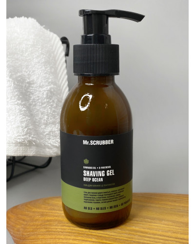 Гель для гоління Mr.Scrubber Man Deep Ocean