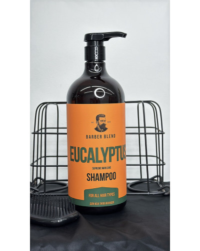 Шампунь для чоловіків для всіх типів волосся Eucalyptus BARBER BLEND
