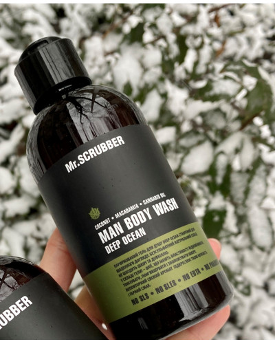 Гель для душу чоловічий Mr.Scrubber Man Deep Ocean  250 мл