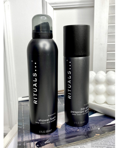 Чоловіча пінка-гель для душу Rituals "Homme Collection" cedar wood+bit E 200 мл