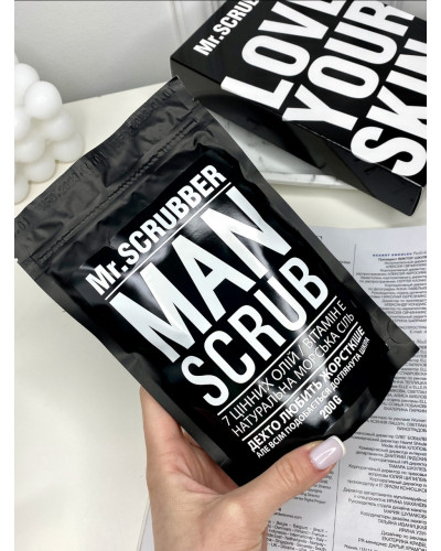 Кавовий скраб для тіла Man Mr.SCRUBBER, 200g