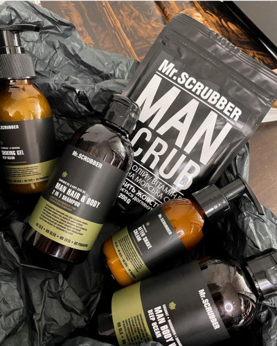Чоловічий набір Beauty Box MAN Mr.SCRUBBER