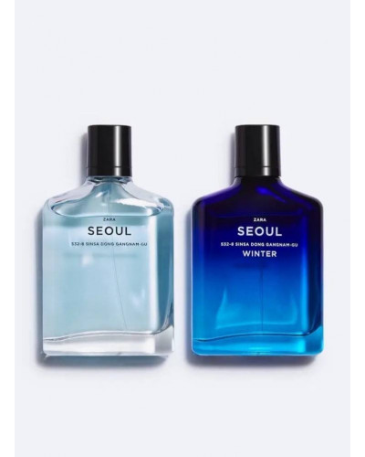 Набір парфумів Zara чоловічий Seoul та Seoul Winter