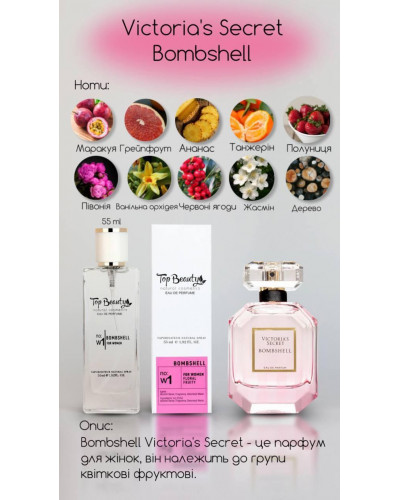 Парфум для тіла Top Beauty 55 мл Bombshell