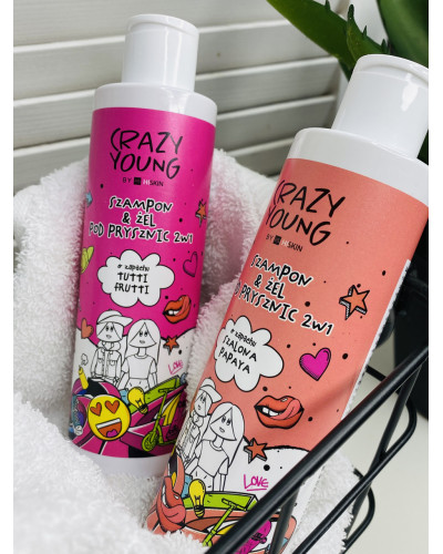 Шампунь-гель для душу 2 в 1 HiSkin Crazy Young Tutti Frutti Shampoo & Shower Gel