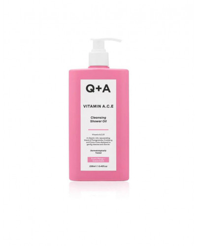 Вітамінізована олія для душу Q+A Vitamin A.C.E Cleansing Shower Oil 250ml