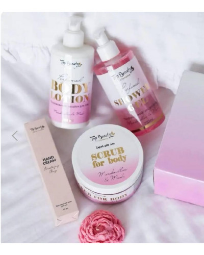 Подарунковий бокс косметики для тіла Top Beauty «Marshmallow & Musk»