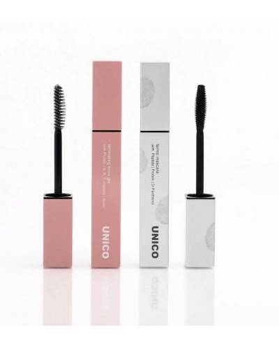 Набір засобів для макіяжу брів та вій Unico Brow MakeUp Kit and Lash Brown