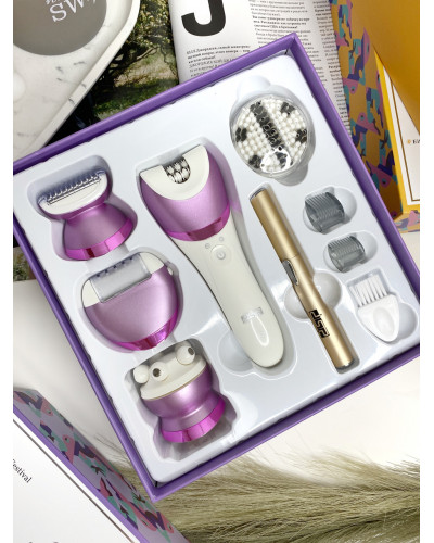 Багатофункціональний електричний епілятор Beauty Tools Kit 6in1