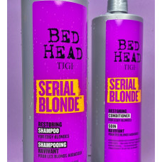 Тонуючий шампунь для блондинок Tigi Bed Head Serial Blonde Shampoo 400 мл