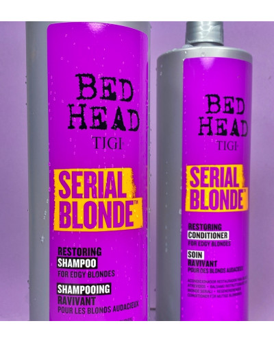 Тонуючий шампунь для блондинок Tigi Bed Head Serial Blonde Shampoo 400 мл