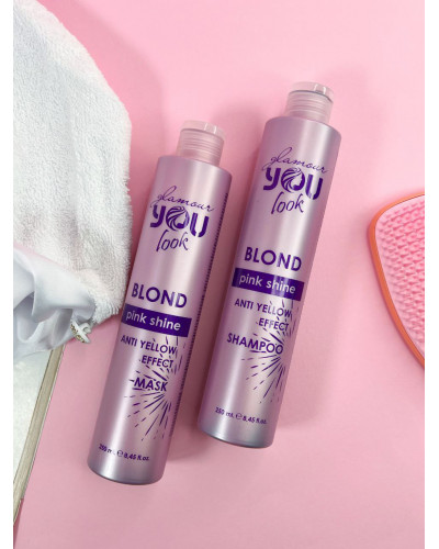 Шампунь для нейтралізації жовтизни You Look Professional Blond Pink Shine Shampoo