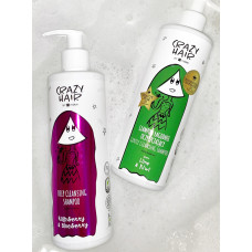 Шампунь очисний Crazy Hair Lime&Kiwi 300 мл