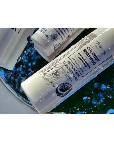 Органический кокосовый шампунь для волос Top Beauty Shampoo Coconut Зволоження та Відновлення 250 мл