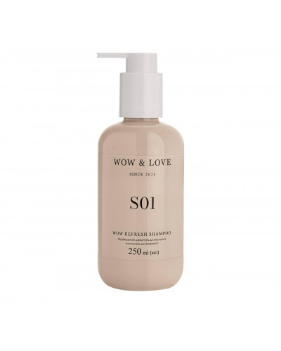 S01 WOW REFRESH SHAMPOO Шампунь для ефективного очищення волосся 250ml
