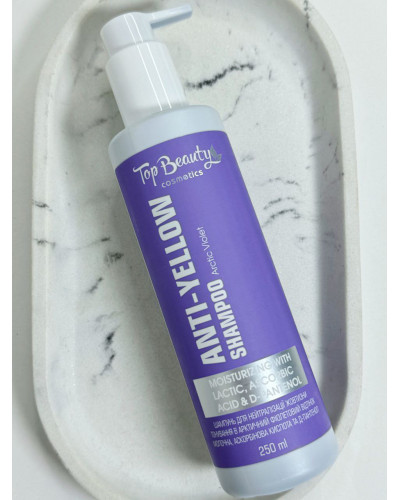Шампунь для нейтралізації жовтизни Shampoo Anti-Velo Artilh Top Beauty