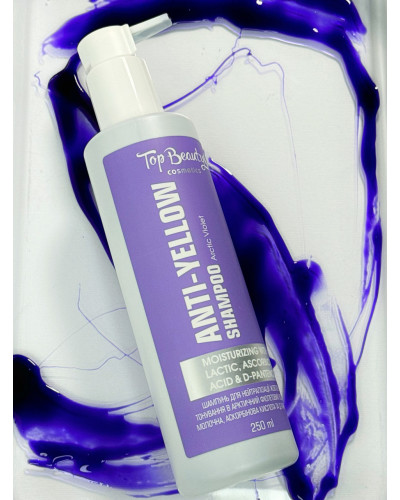 Шампунь для нейтралізації жовтизни Shampoo Anti-Velo Artilh Top Beauty